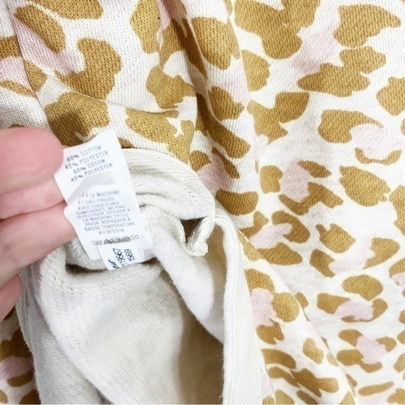 Aerie XS Leopard Crewneck Sweatshirt Cotton‎ - Picture 8 of 11
